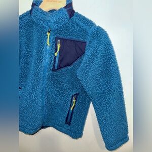 NWOT L.L.Bean unisex Kids Sherpa Zip Jacket